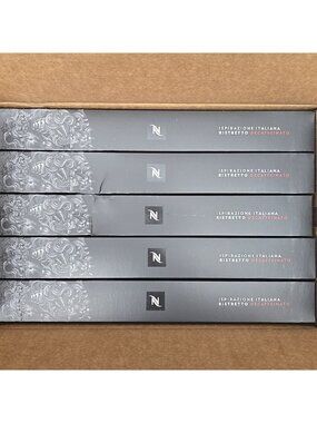 Nespresso Original Line Dark Roast Blend Ristretto Decaffeinato 50ct BB 08/31/26